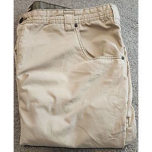 Cabela's Pants Mens 44x32 Beige Double Knee Hicking Outdoor Carpenter Style